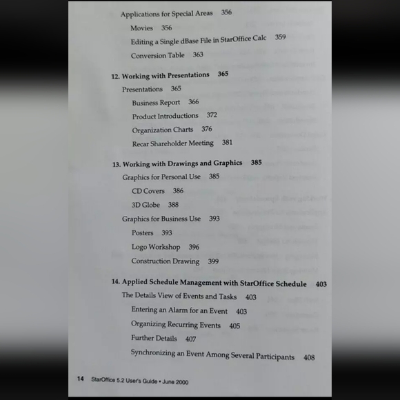 Star Office 5.2 User's Guide Manual PB NF 2000 Windows Desktop Computer PC VTG - Picture 14 of 16